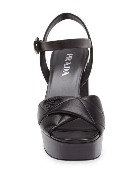 prada summer sandals|prada diagram platform sandal.